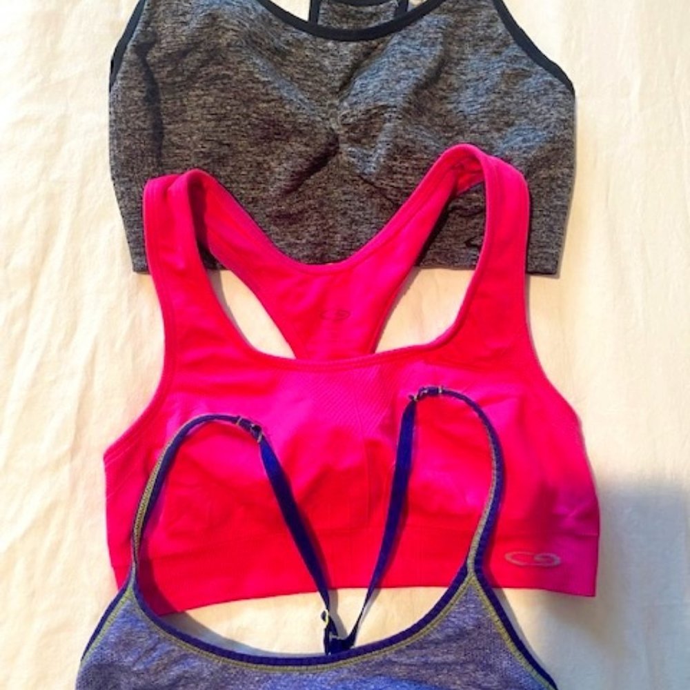 BUNDLE OF (3) Champion Sports Bras--SIZE SMALL